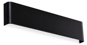 Applique Delta Led 14W Luce Calda 3000K Finitura Nera Ideal Lux