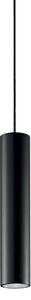 Sospensione Deva Luce LED 6W Naturale Nero Ideal Lux