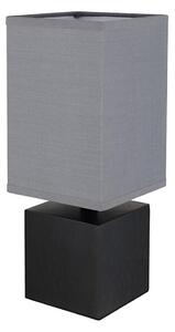 Globo 21628ALU - Lampada da tavolo VALENTINO 1xE27/7W/230V nero/antracite