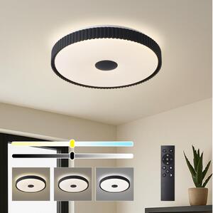 Brilagi - Plafoniera LED dimmerabile CORVO LED/72W/230V 3000-6000K nero diam. 50 cm + telecomando