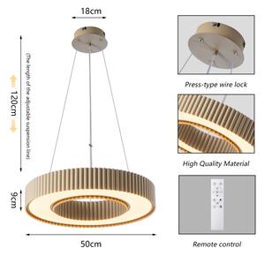 Brilagi - Lampadario LED dimmerabile LUMIX LED/48W/230V 3000-6000K beige, diametro 50 cm + telecomando