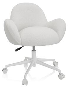 Hjh OFFICE sedia girevole per bambini KID TEDDY I Sedia da scrivania per bambini, regolabile in altezza con braccioli in tessuto