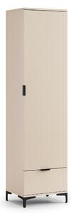 Armadio LANA SZ-50 Beige (Champagne) - GUARDAROBA 1 ANTA CON CASSETTO