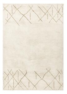 Tappeto in lana lavabile e tessuto crema 120x170 cm Azera Crosshatch - Asiatic Carpets