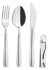 Posate argentate in acciaio inox 4 pz KEMP – Orion