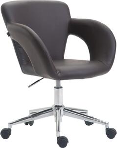 Sedia da ufficio Edison marrone