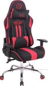 Sedia da ufficio Limit XM in tessuto nero/rosso