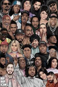 Posters, Stampe Hip Hop - Icons, (61 x 91.5 cm)