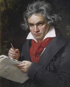 Stieler, Joseph Carl - Stampa artistica Ludwig van Beethoven, (30 x 40 cm)