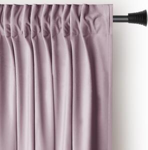 Tenda parzialmente oscurante rosa chiaro in velluto 140x270 cm Pleat – Restilo