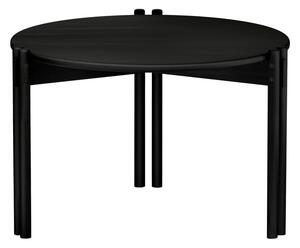 Tavolino rotondo nero in legno di pino ø 60 cm Sticks - Karup Design