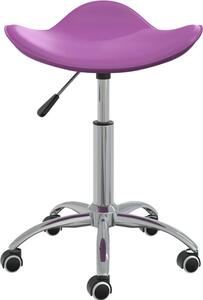 Sedia da Ufficio Viola in Pelle finta