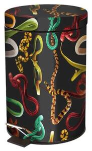 PATTUMIERA IN METALLO E PLASTICA TOILETPAPER HOME DIAM 25 SNAKES SELETTI