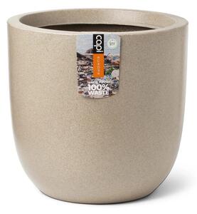 Capi Fioriera Rotonda Waste Smooth 43x41 cm Beige Terrazzo