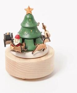 WOODERFULLIFE MUSIC BOX SANTA & REINDEER S 1060802