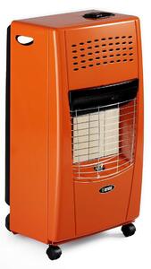 Bartolini Stufa a Gas GPL Bella I Color 405 Arancione 4200W Infrarossi Piezoelettrica