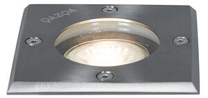 Faretto da incasso per terra in acciaio 10,5 cm IP65 - Basic Square