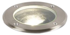 Faretto da terra esterno intelligente in acciaio inox incl. WiFi GU10 IP65 - Delux