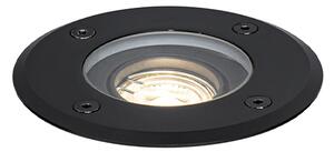 Faretto da terra per esterni moderno nero 35 mm orientabile IP65 - Delux