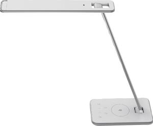 UNiLUX 400093836 Lampada da tavolo UNiLUX LED JAZZ, bianco / grigio metallo