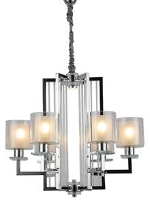 Lampadario moderno colore cromo MANHATTAN