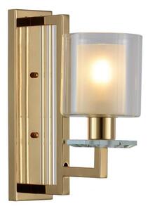 Applique lampada da parete moderno di metallo colore oro MANHATTAN W1