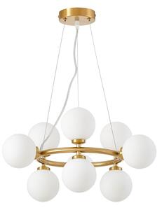 Lampadario sfere ottone MARSIADA W9