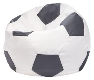 Pouf poltrona sacco palla da calcio in ecopelle taglia xl