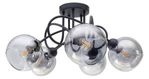 Lampadario a plafone LATIL 5xE27/60W/230V nero