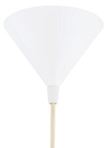 Argon 8629 - Lampadario a sospensione con filo KEGEL 1xE27/15W/230V bianco