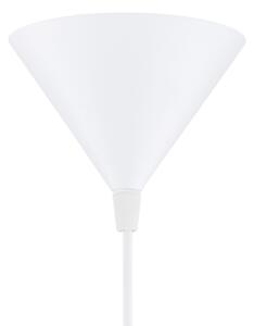 Argon 8631 - Lampadario a sospensione con filo KEGEL 1xE27/15W/230V bianco