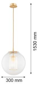 Argon 8626 - Lampadario a sospensione con filo HAMPTON 1xE27/15W/230V