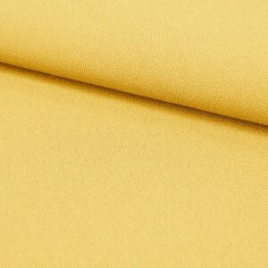 Tessuto tinta unita Panama stretch MIG44 giallo pastello, altezza 150 cm
