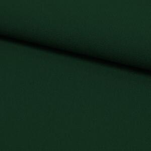 Tessuto tinta unita Panama stretch MIG26 verde bottiglia, altezza 150 cm