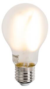 Lampada da terra intelligente nera con oro incl. Wifi A60 - Lofty