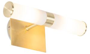 Lampada da parete smart per bagno oro IP44 2 luci incl. Zigbee G9 - Bath