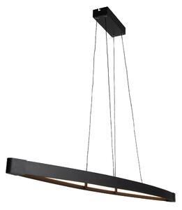 Lampada a sospensione moderna nera con LED dimmerabile a 3 step - Dasha