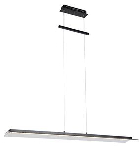 Lampada a sospensione moderna nera con LED dimmerabile a 3 step - Boone