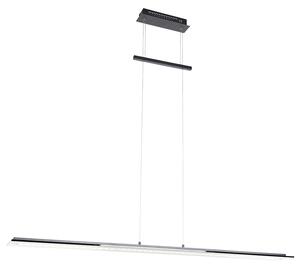 Lampada a sospensione moderna nera con LED dimmerabile a 3 livelli - Kahan