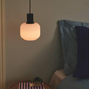 Nordlux Lampada a sospensione Milford Mini, nero, vetro rigato