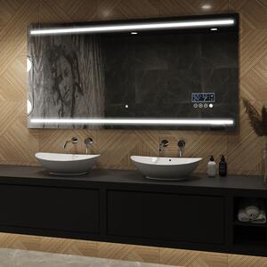 Rettangolare specchio da bagno su misura L23 lucido