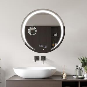 Rotondo specchio da bagno su misura L98 lucido