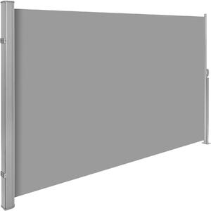 Tectake 401524 tenda a scorrimento laterale con cassonetto in alluminio - 160 x 300 cm, grigio