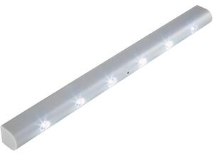 Tectake 401514 barra luminosa a led con sensore di movimento - grigio
