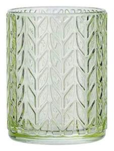Bicchiere porta spazzolino vetro verde