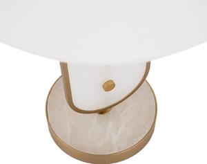 Lampada da tavolo Maytoni Marmo, colore oro/pietra naturale