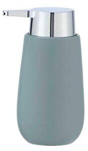 Dosatore sapone ceramica grigio blu Badi