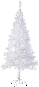 Tectake 402818 albero di natale artificiale estetica naturale con sostegni in metallo - 150 cm, 310 punte, bianco