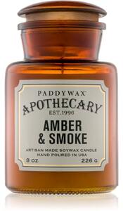 Paddywax Apothecary Amber & Smoke candela profumata 226 g