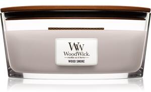 Woodwick Wood Smoke candela profumata con stoppino in legno (hearthwick) 453,6 g